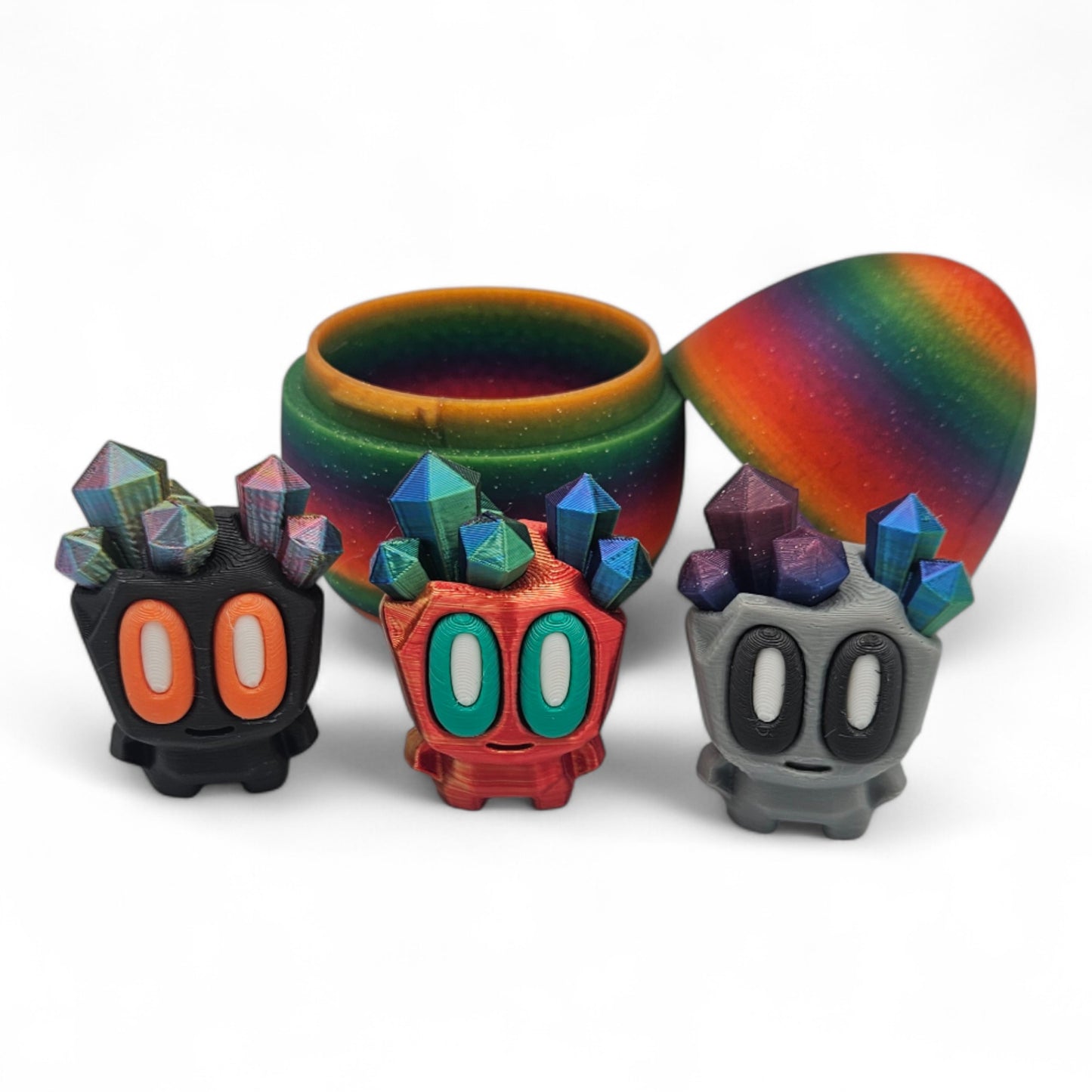 3 Pack Collectible Rock Pets