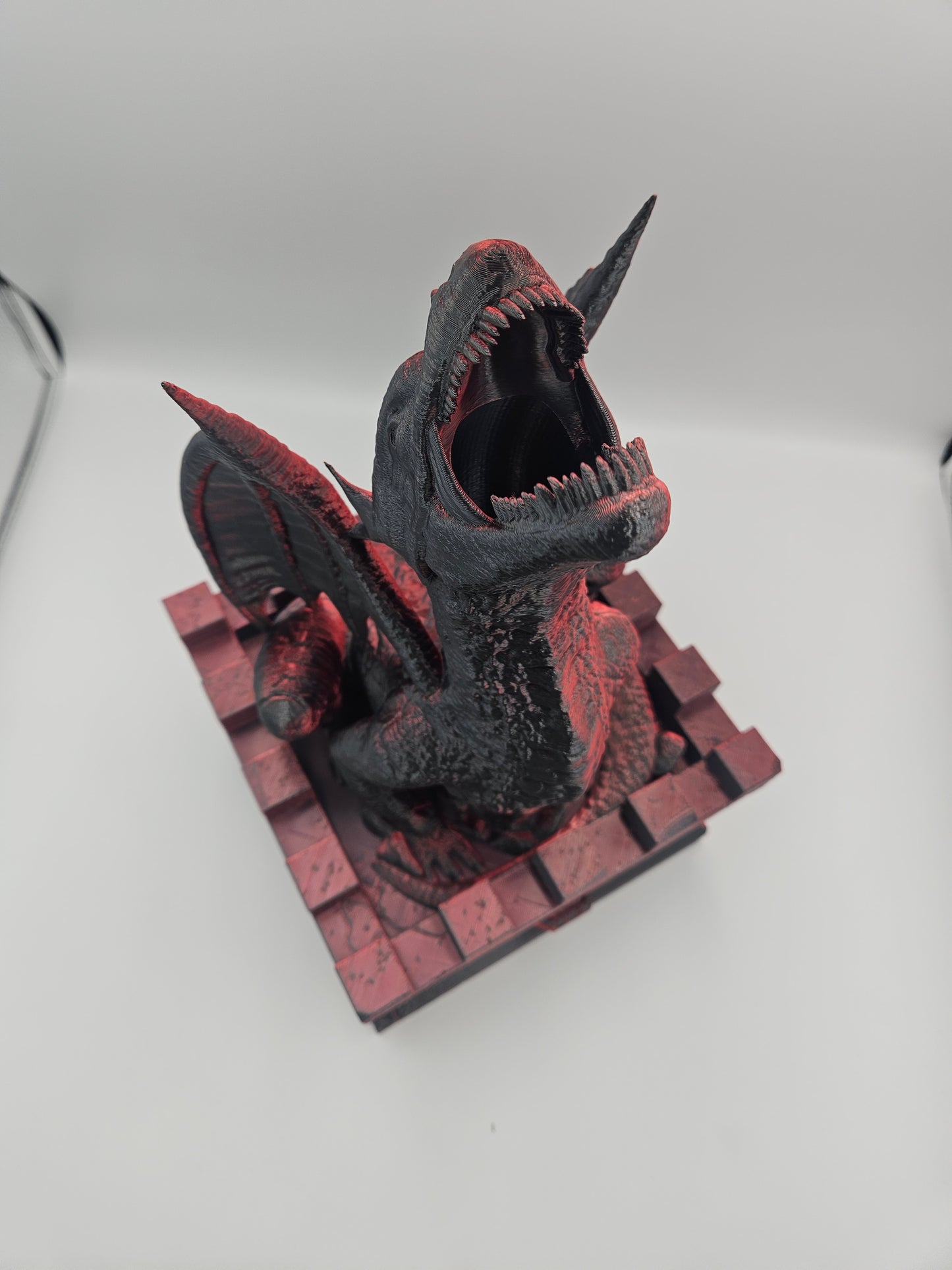 Dragon Dice Tower with Drawer – DnD Dice Storage & Display – Fits D20 & Standard Dice