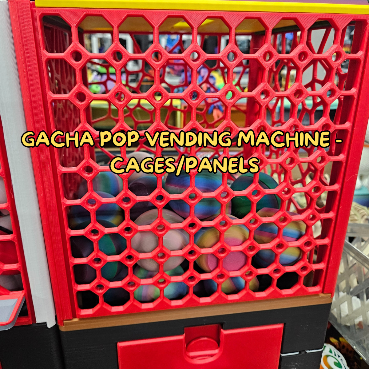 Gacha Pop Vending Machine - Cages/Panels