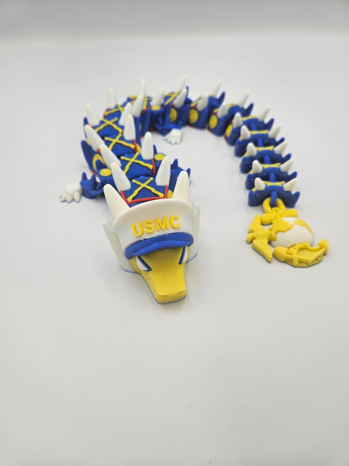 Army, Navy, Air Force, Marine Corps - Articulating Dragon Collectible Figurines