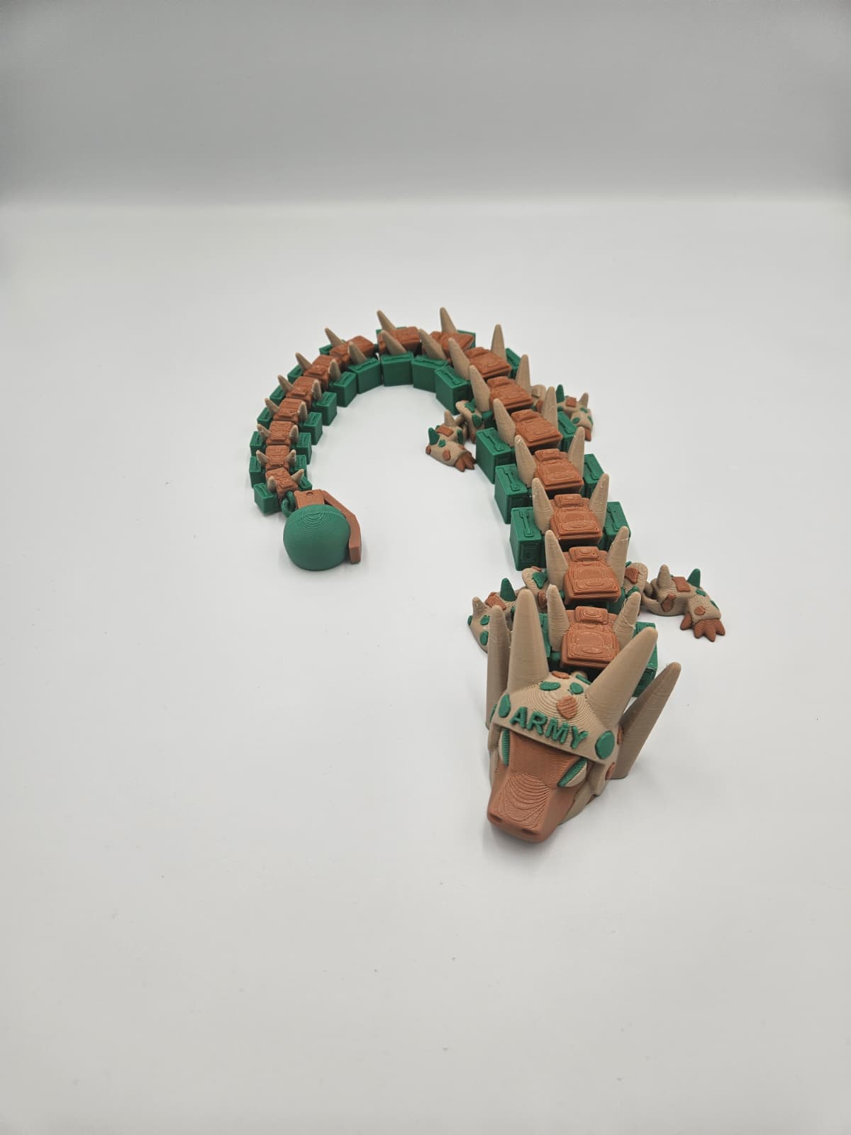 Army, Navy, Air Force, Marine Corps - Articulating Dragon Collectible Figurines