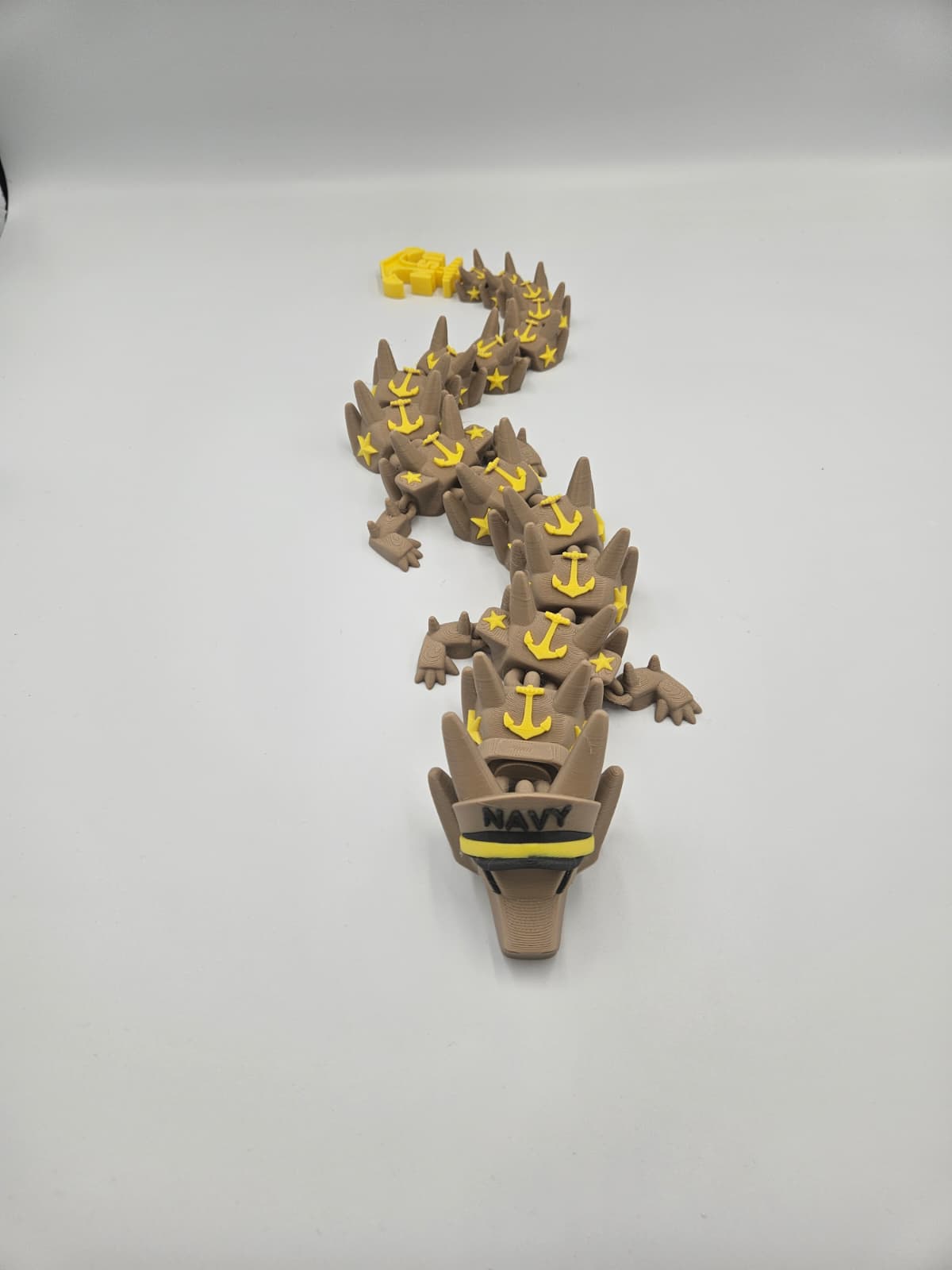 Army, Navy, Air Force, Marine Corps - Articulating Dragon Collectible Figurines