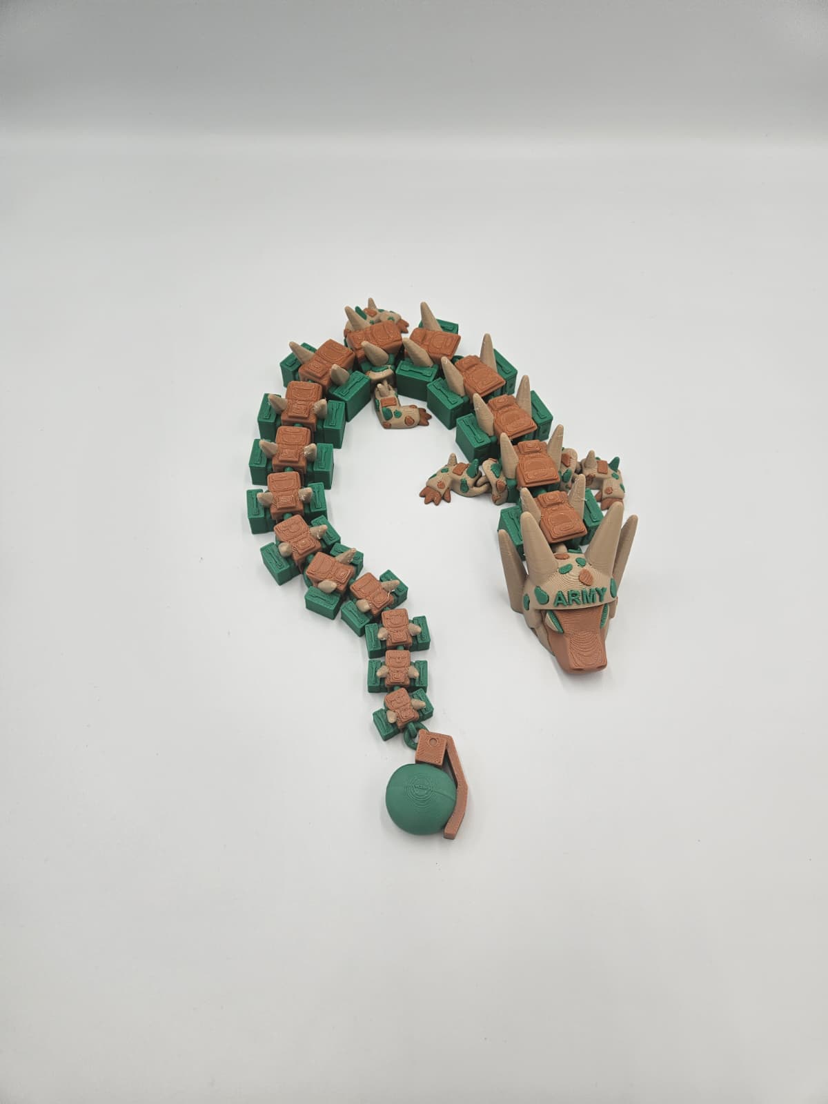 Army, Navy, Air Force, Marine Corps - Articulating Dragon Collectible Figurines
