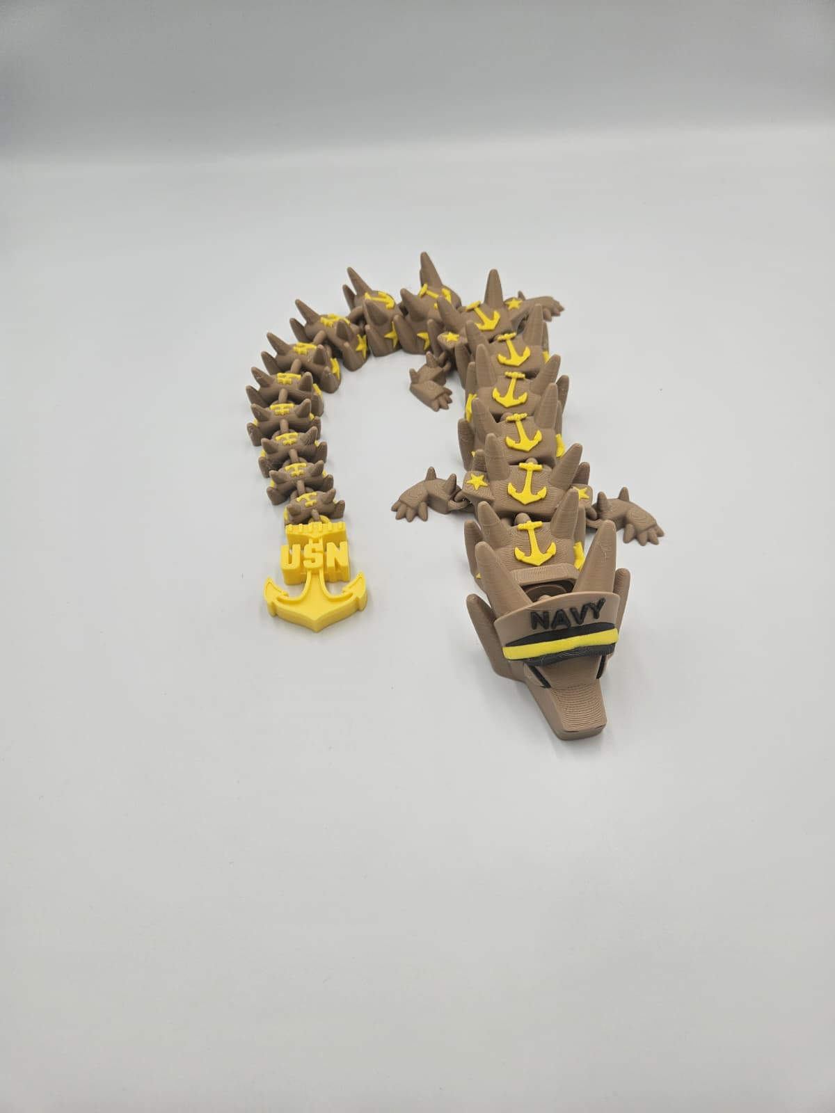 Army, Navy, Air Force, Marine Corps - Articulating Dragon Collectible Figurines