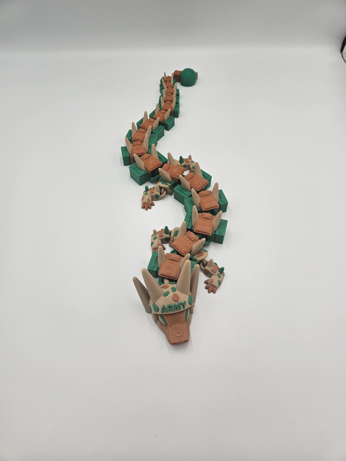 Army, Navy, Air Force, Marine Corps - Articulating Dragon Collectible Figurines