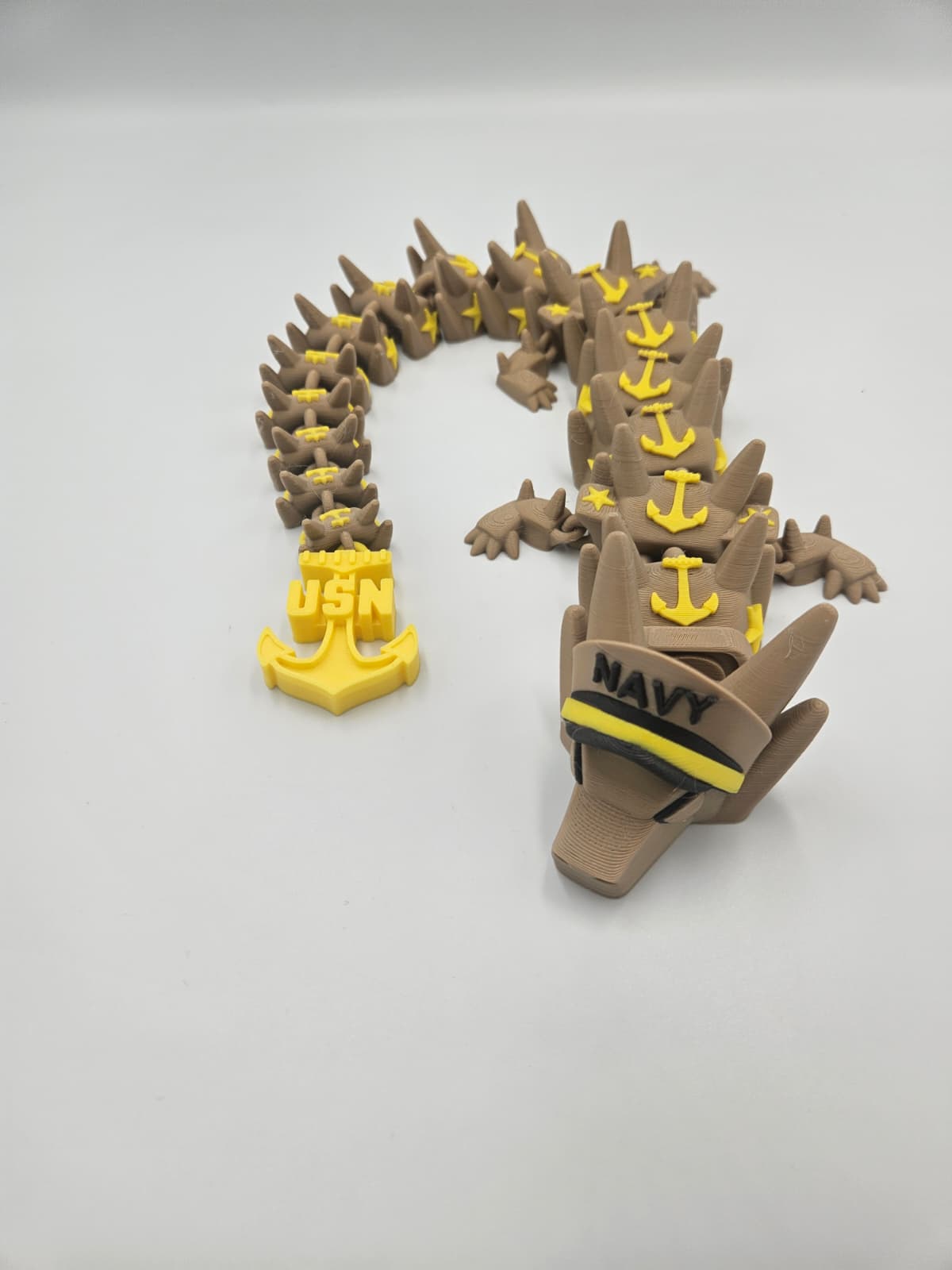 Army, Navy, Air Force, Marine Corps - Articulating Dragon Collectible Figurines