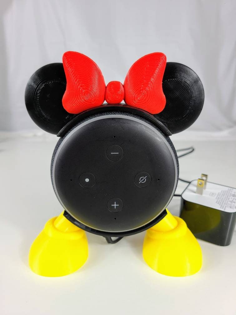Mickey and Minnie Inspired Stand For Amazon Echo Dot