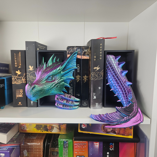 Sea Serpent Dragon - Head and Tail Book End
