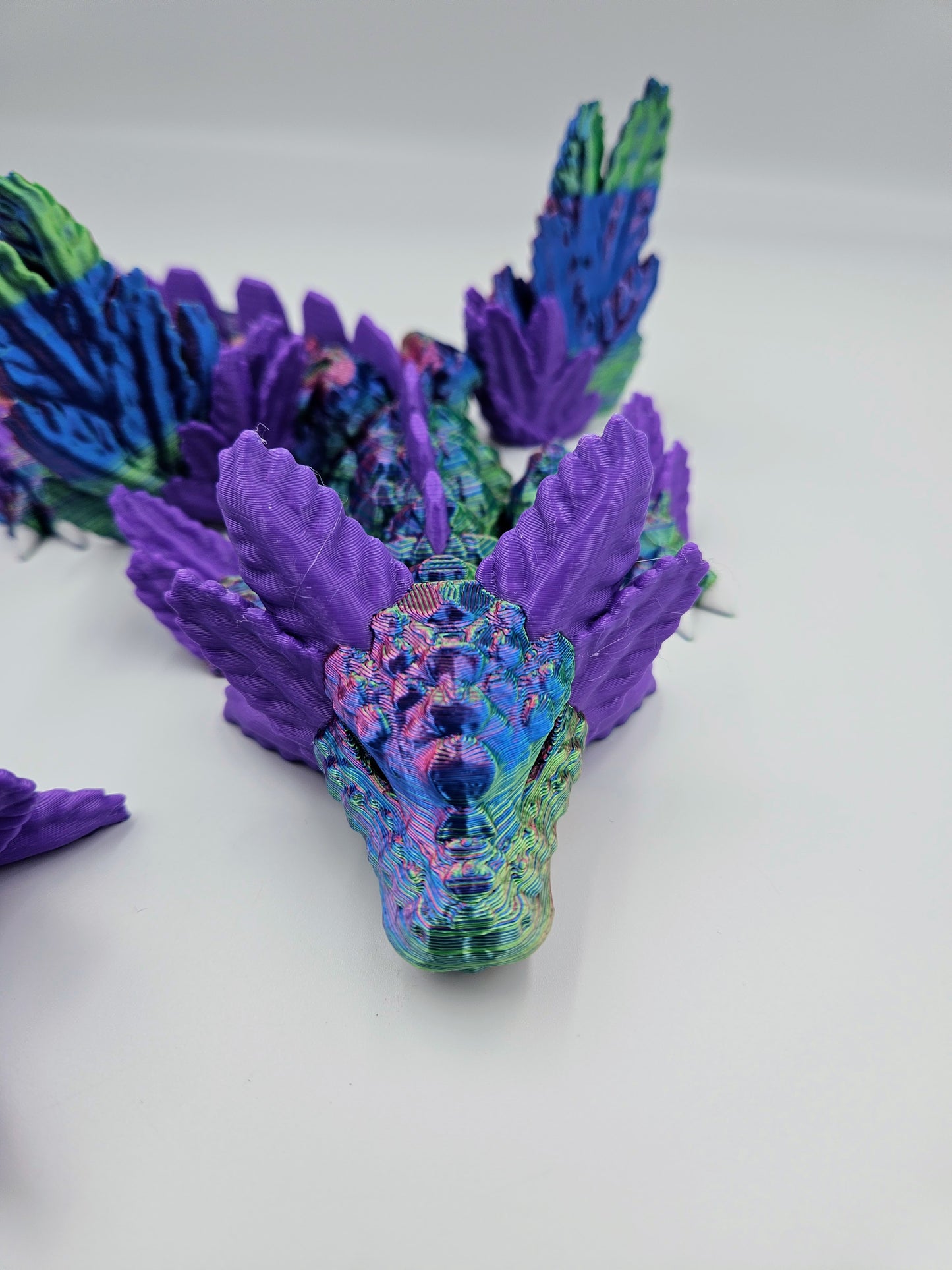 Axolotl Winged Dragon - 18" Adult Dragon Fidget Toy