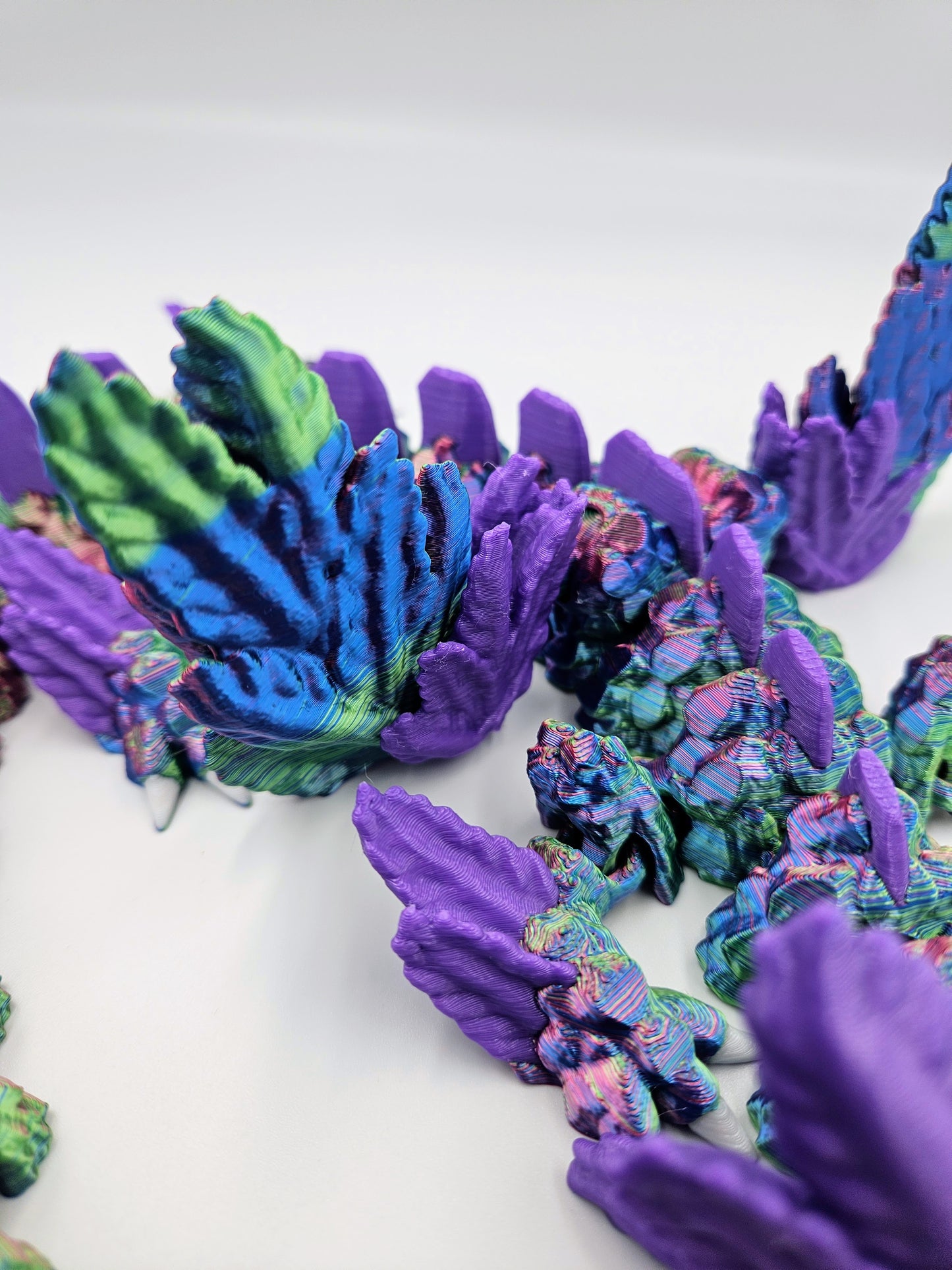 Axolotl Winged Dragon - 18" Adult Dragon Fidget Toy