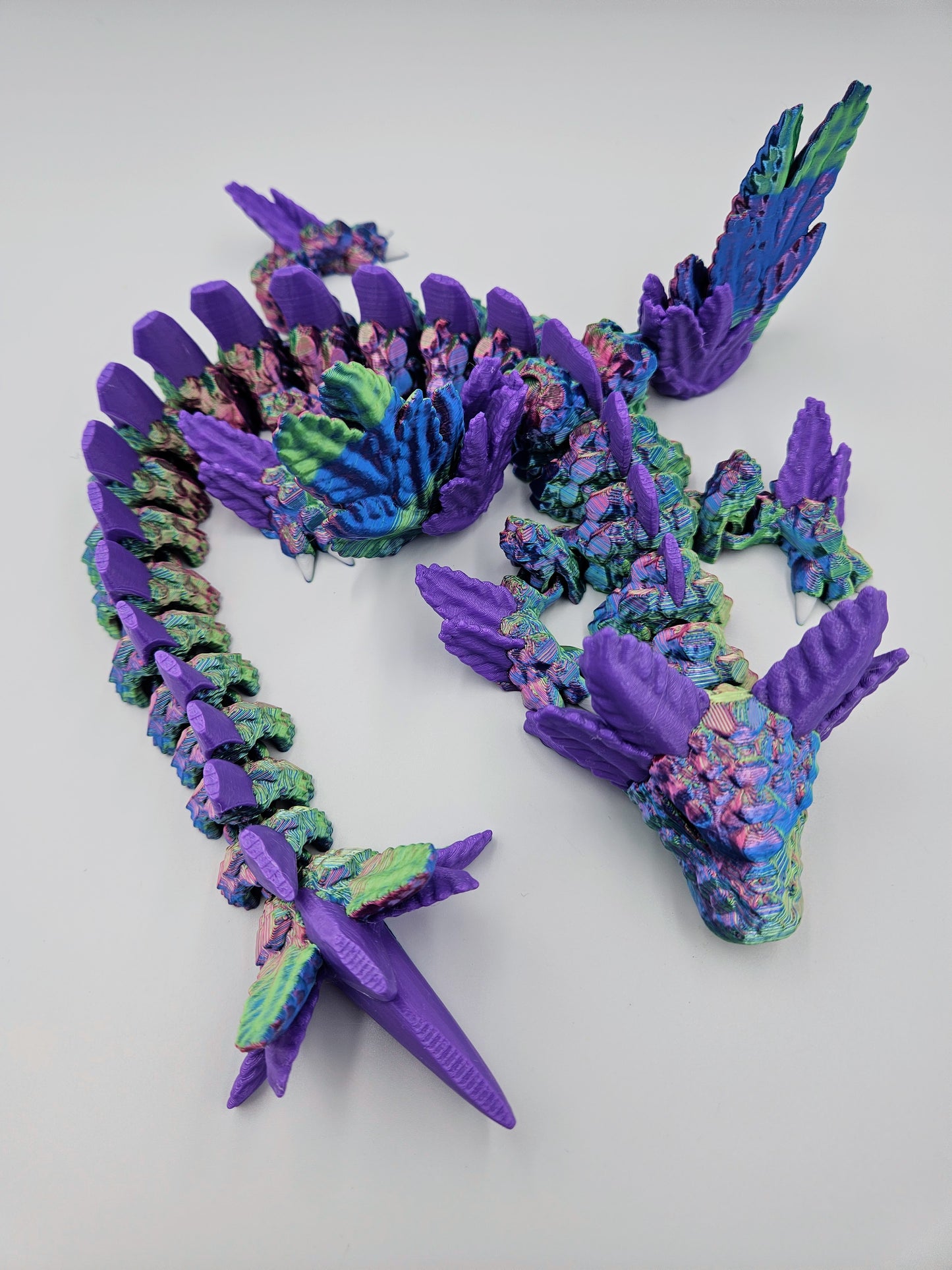 Axolotl Winged Dragon - 18" Adult Dragon Fidget Toy