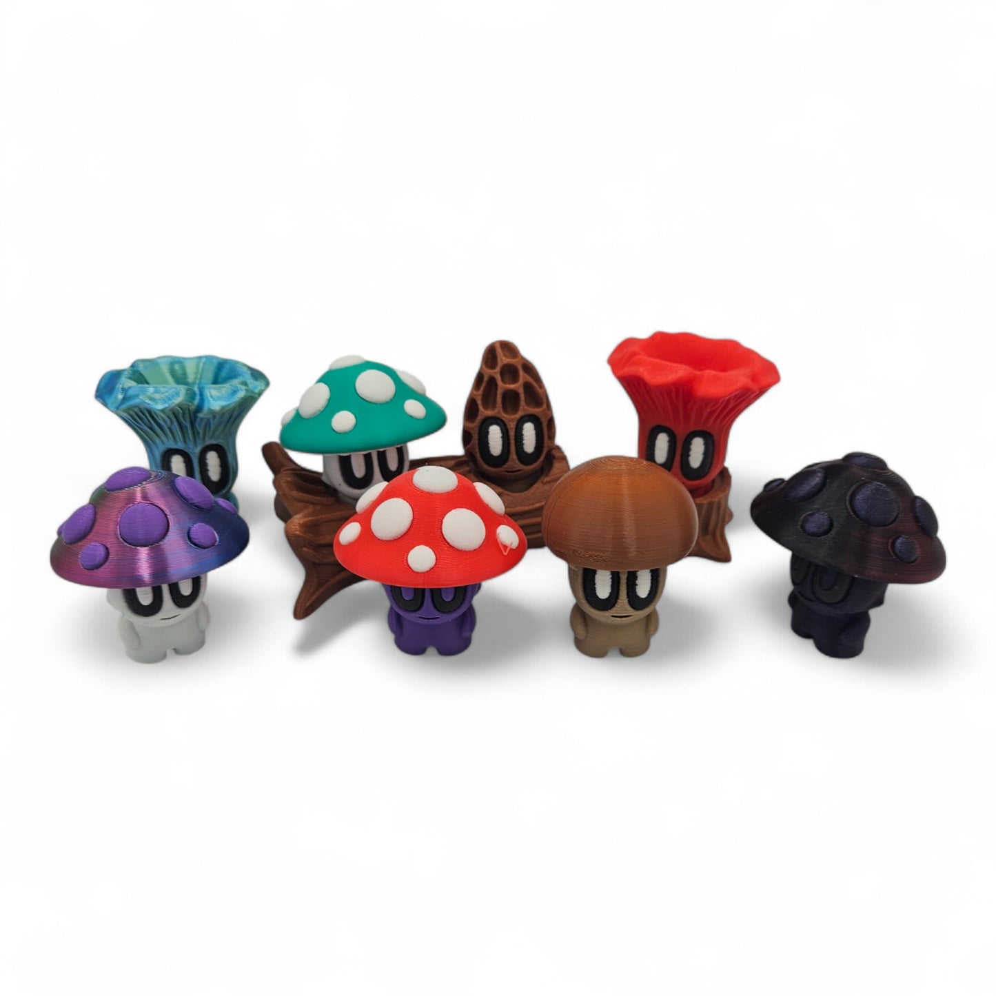 7 Pack Mushroom Collectible Figurines