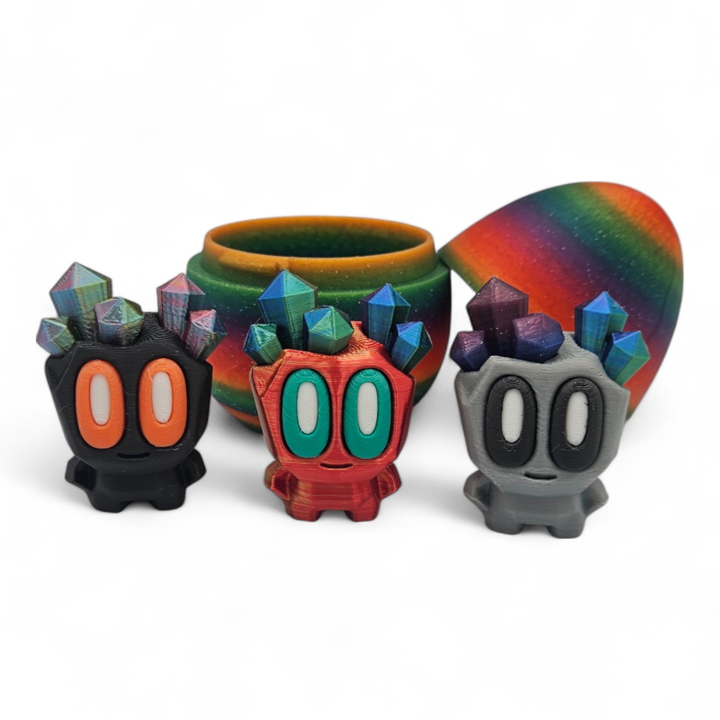 3 Pack Collectible Rock Pets