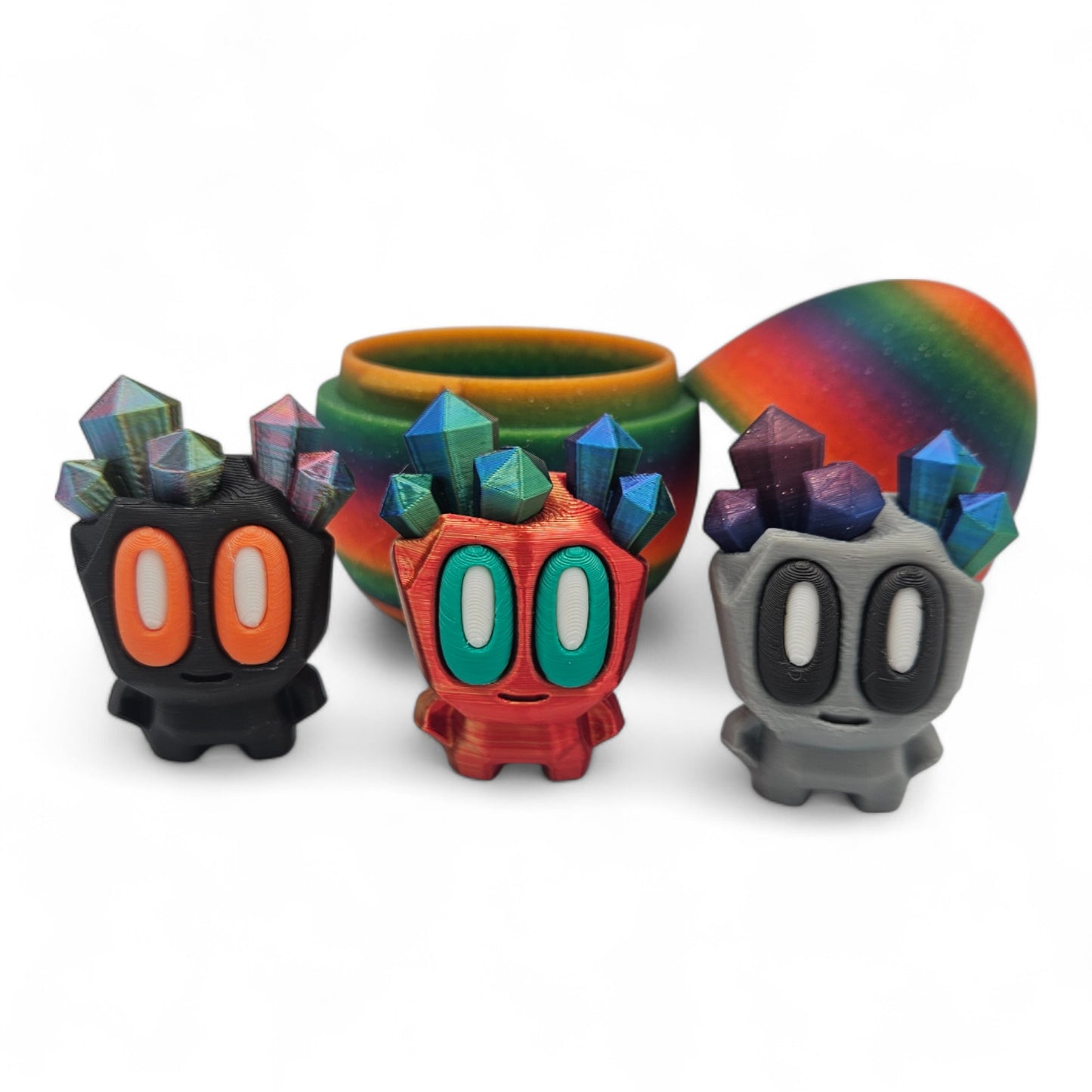 3 Pack Collectible Rock Pets