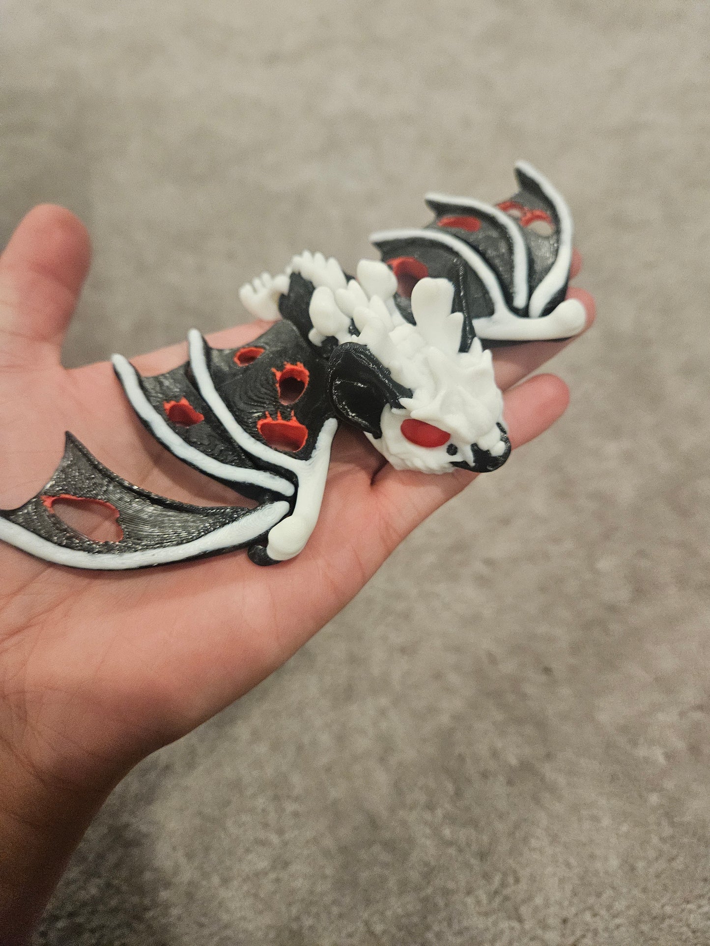 Hollow Bloody Bat Fidget Toy