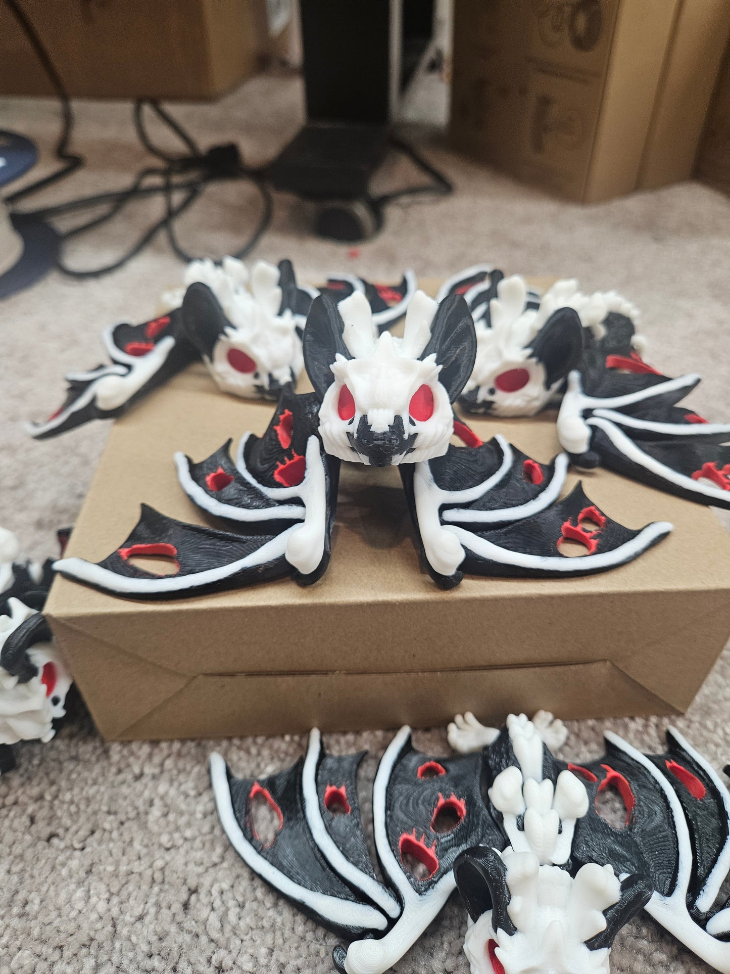 Hollow Bloody Bat Fidget Toy