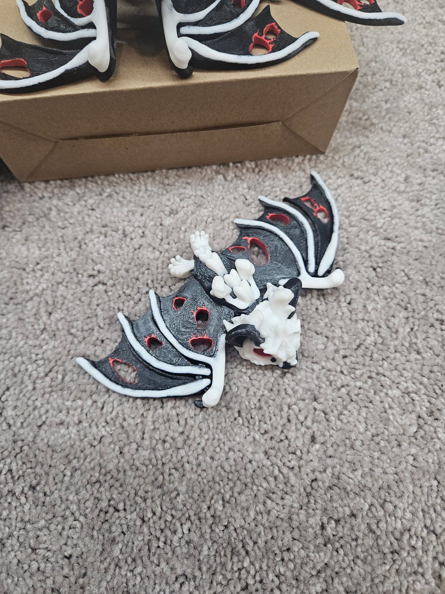 Hollow Bloody Bat Fidget Toy