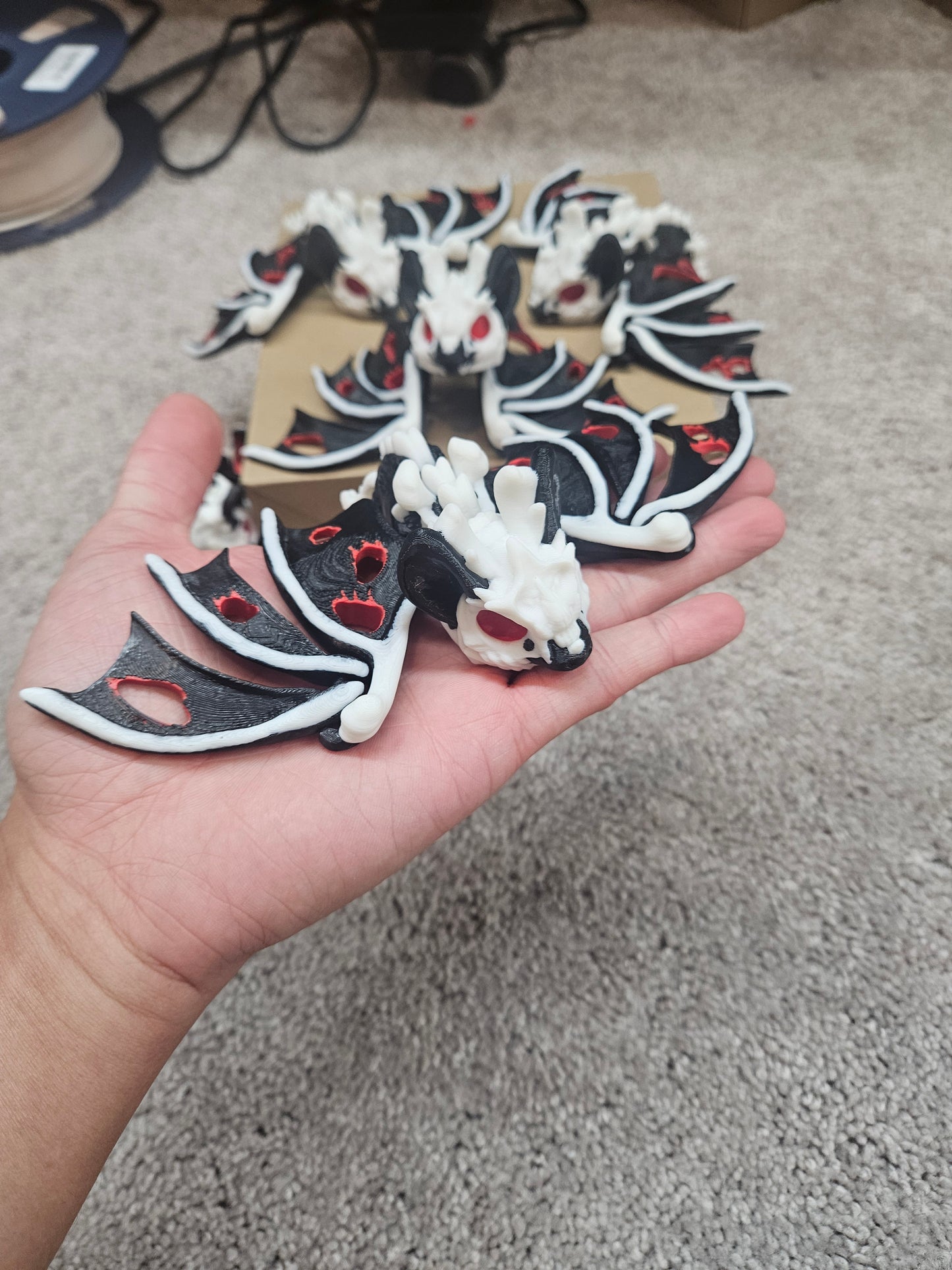 Hollow Bloody Bat Fidget Toy