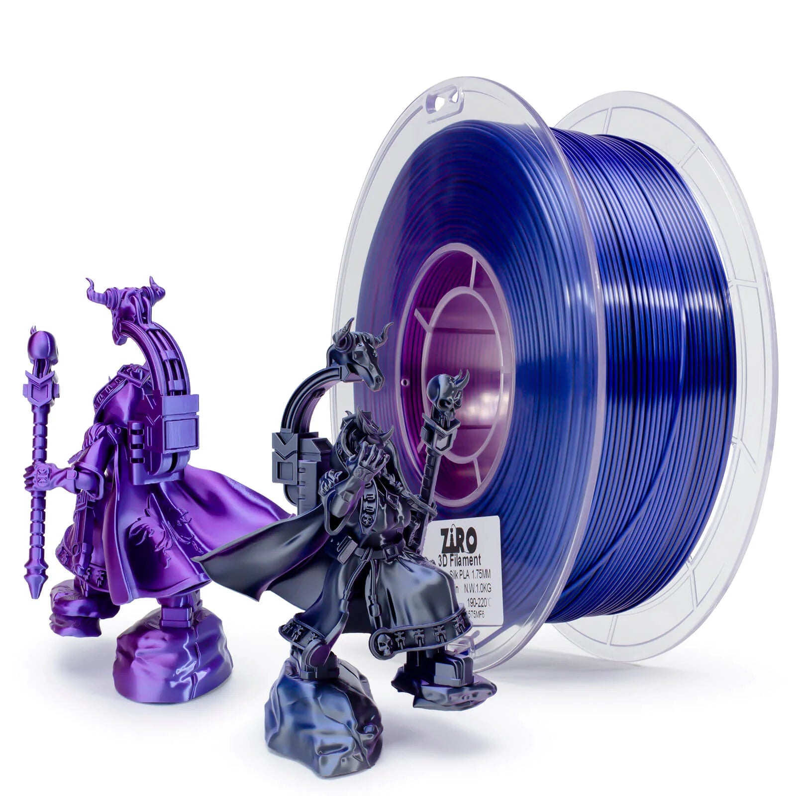 Ziro Filament - Tri Color Silk PLA