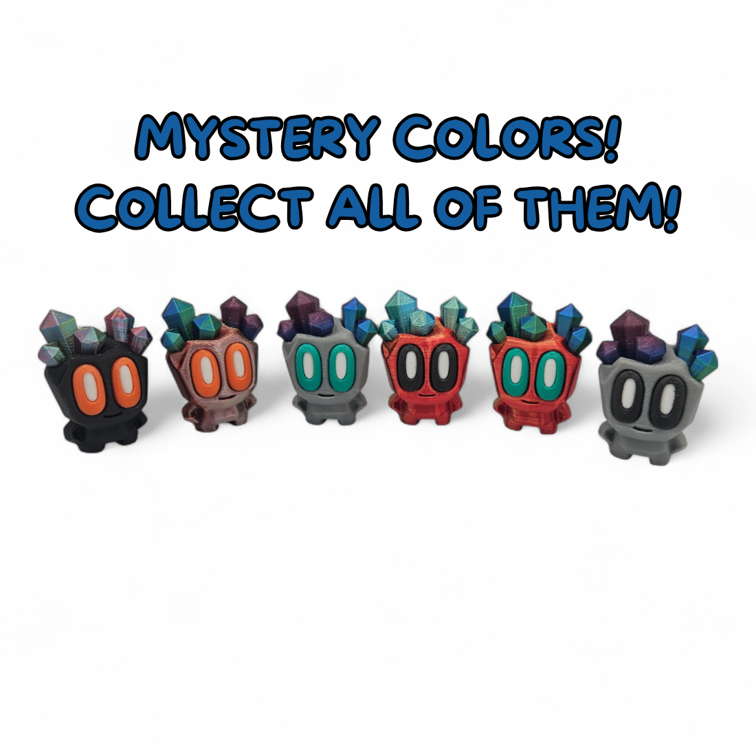 3 Pack Collectible Rock Pets