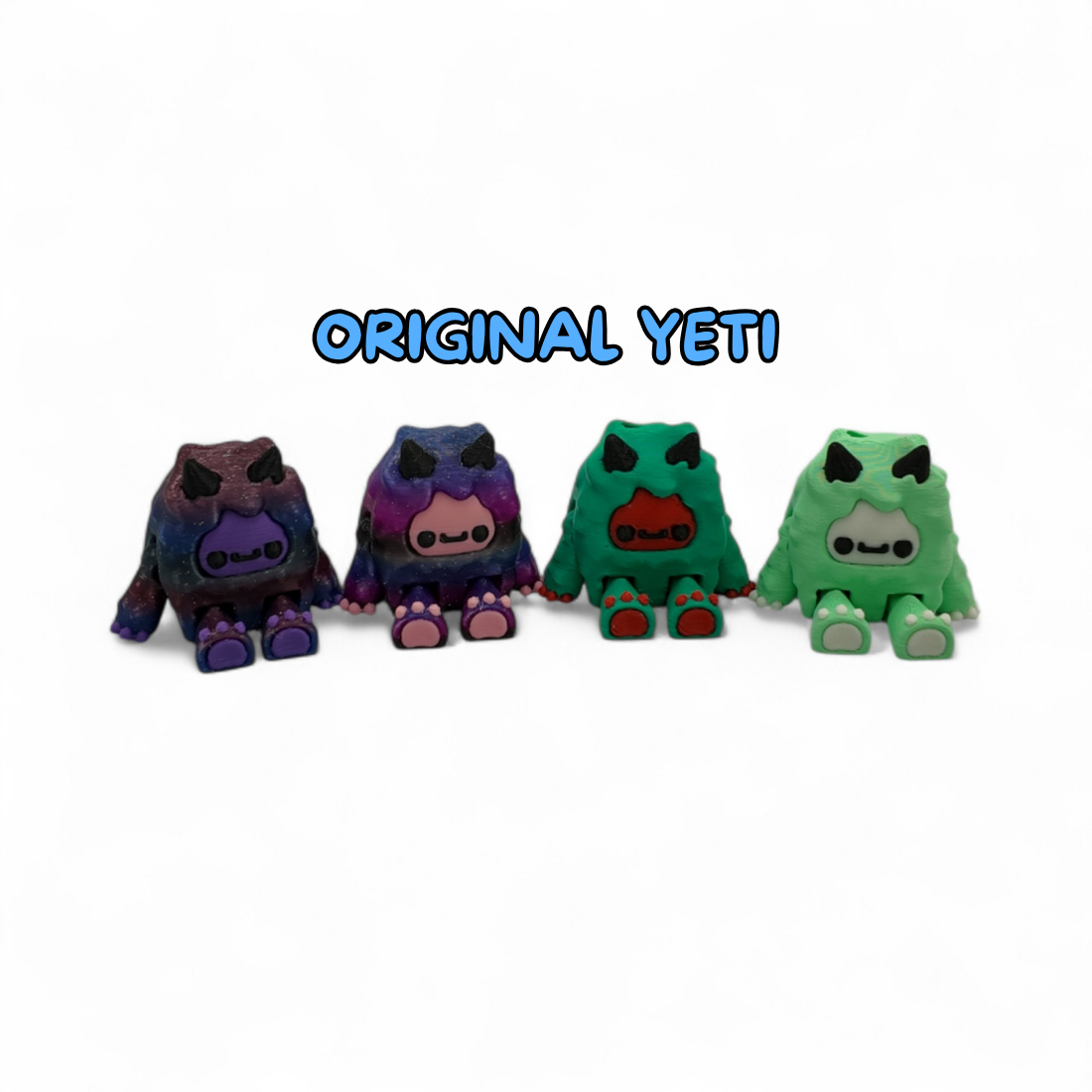 4-Pack Yeti Figurine Set