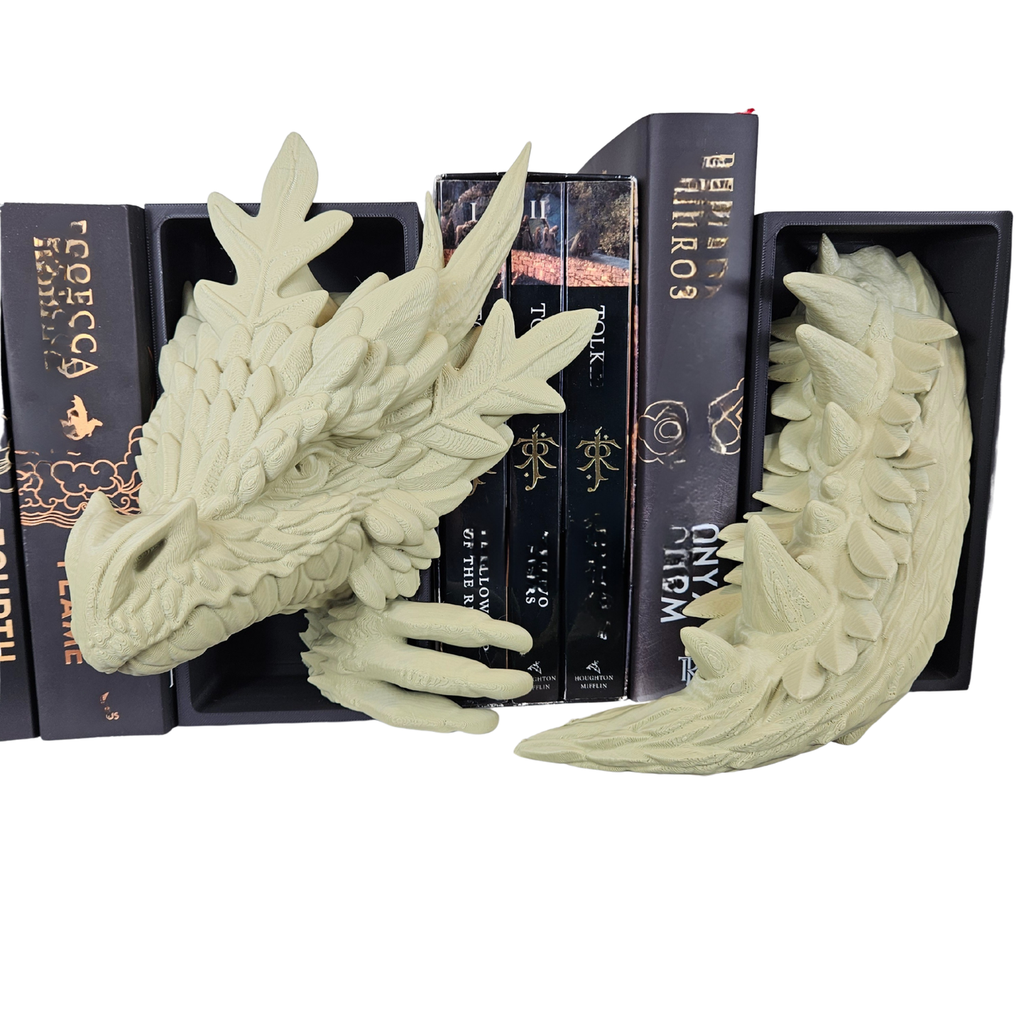 Forest Dragon - Head and Tail Book End