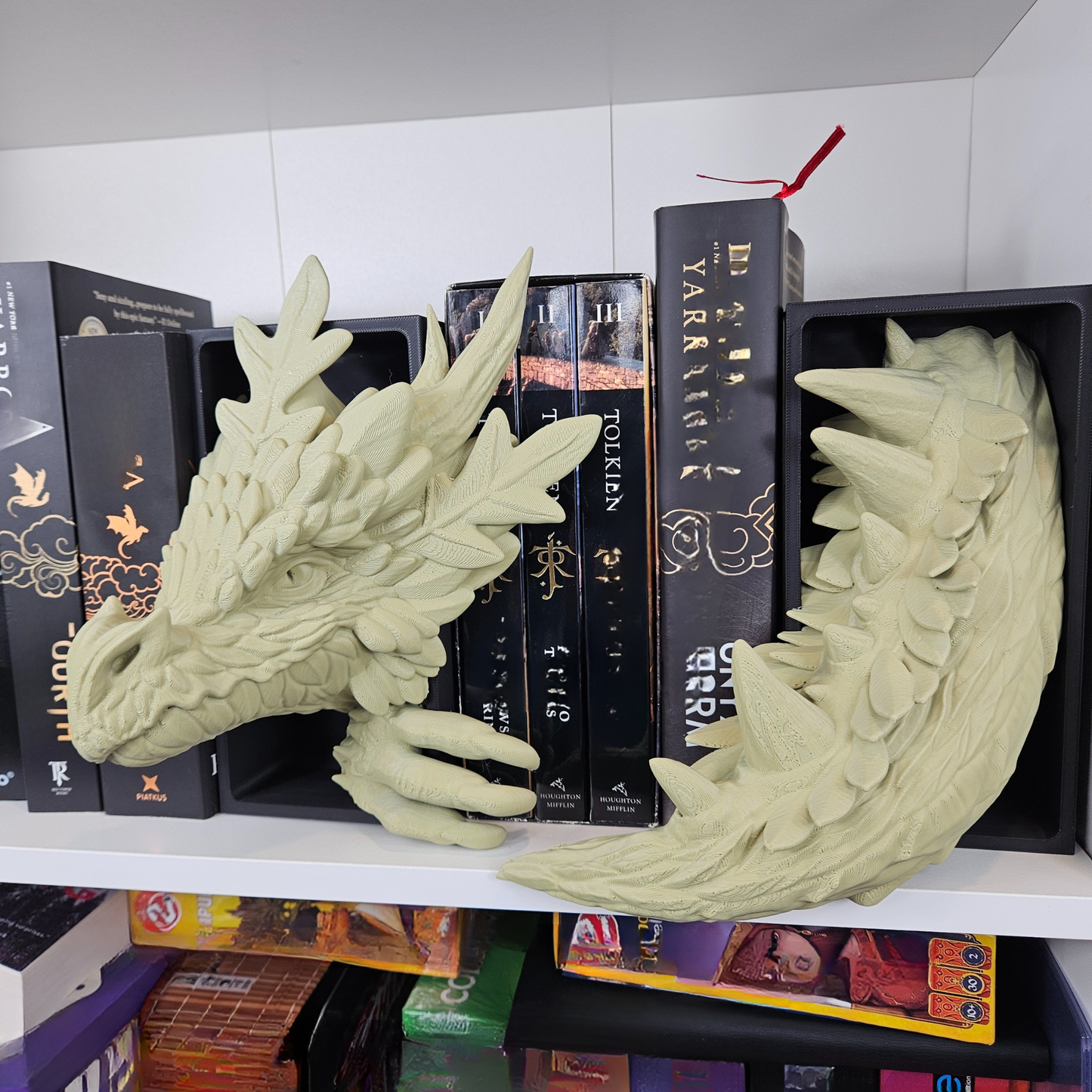 Forest Dragon - Head and Tail Book End