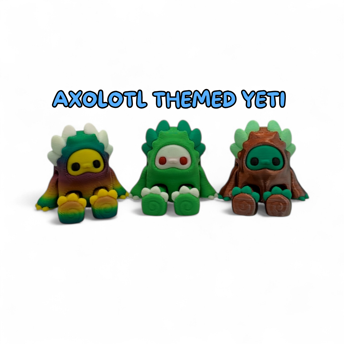 4-Pack Yeti Figurine Set