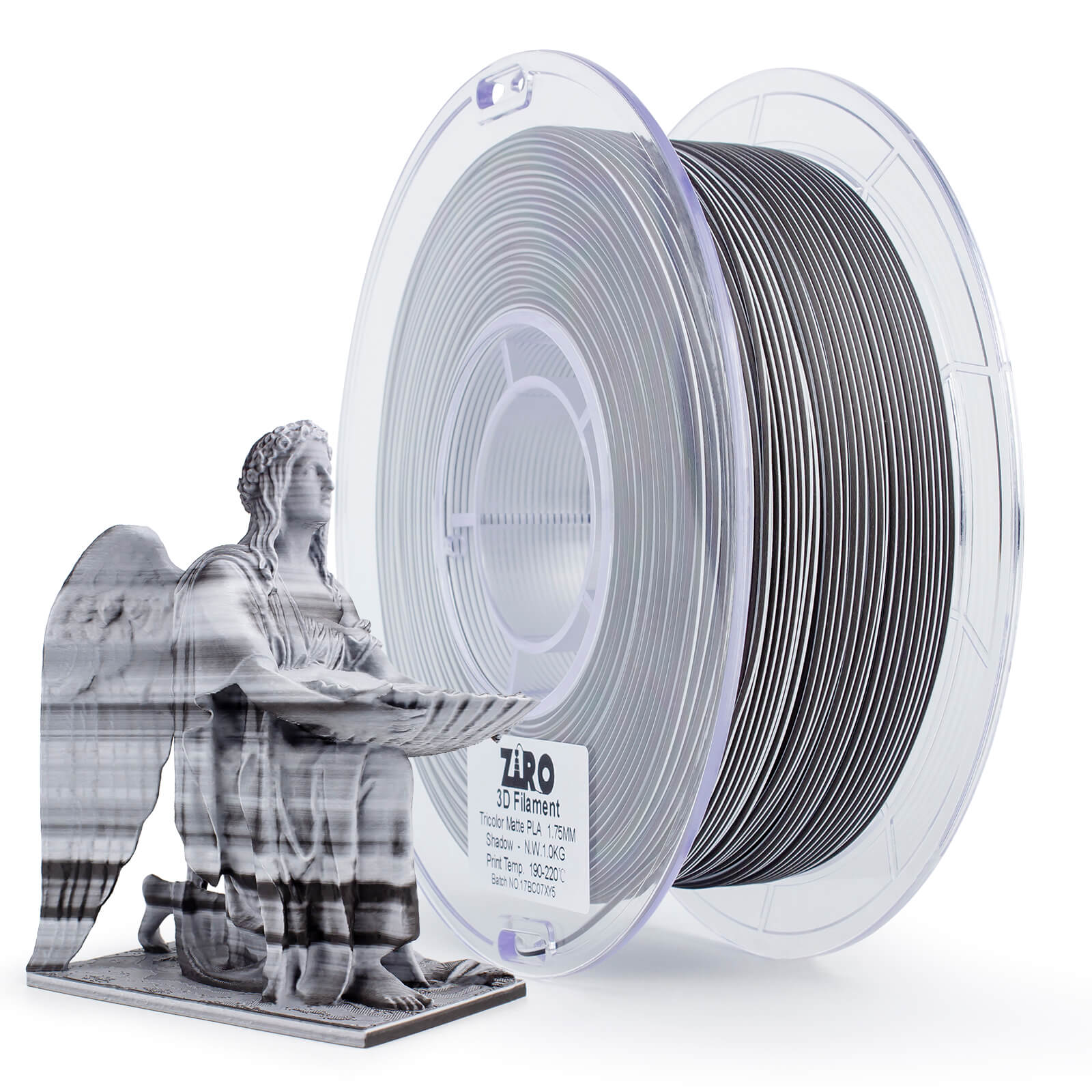 Ziro Filament - Tri Color Matte PLA