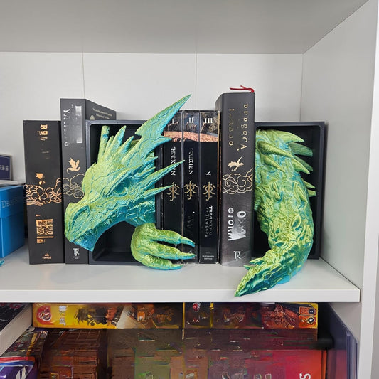 Lightning Dragon - Head and Tail Book End