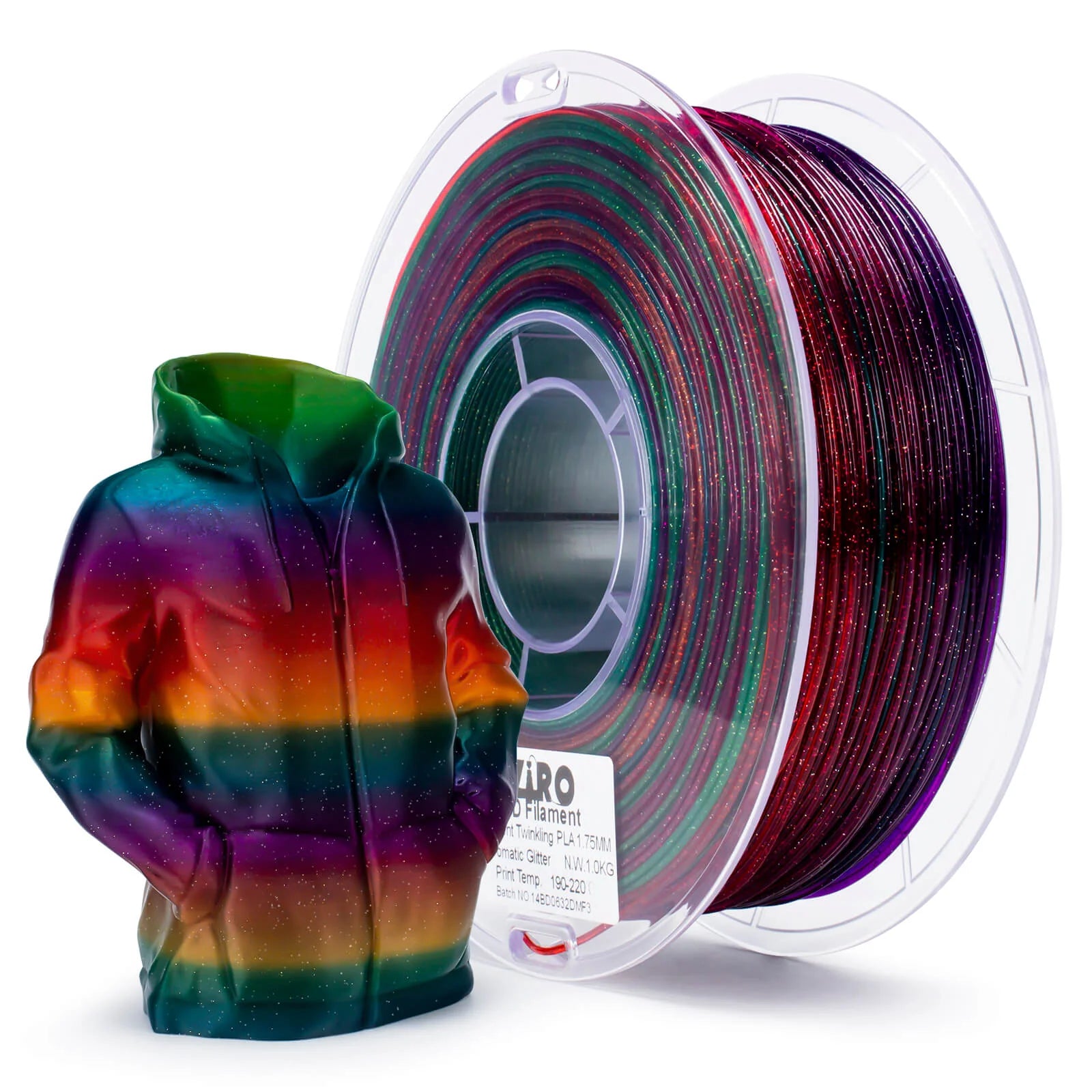Ziro Filament - Gradient Twinkling PLA