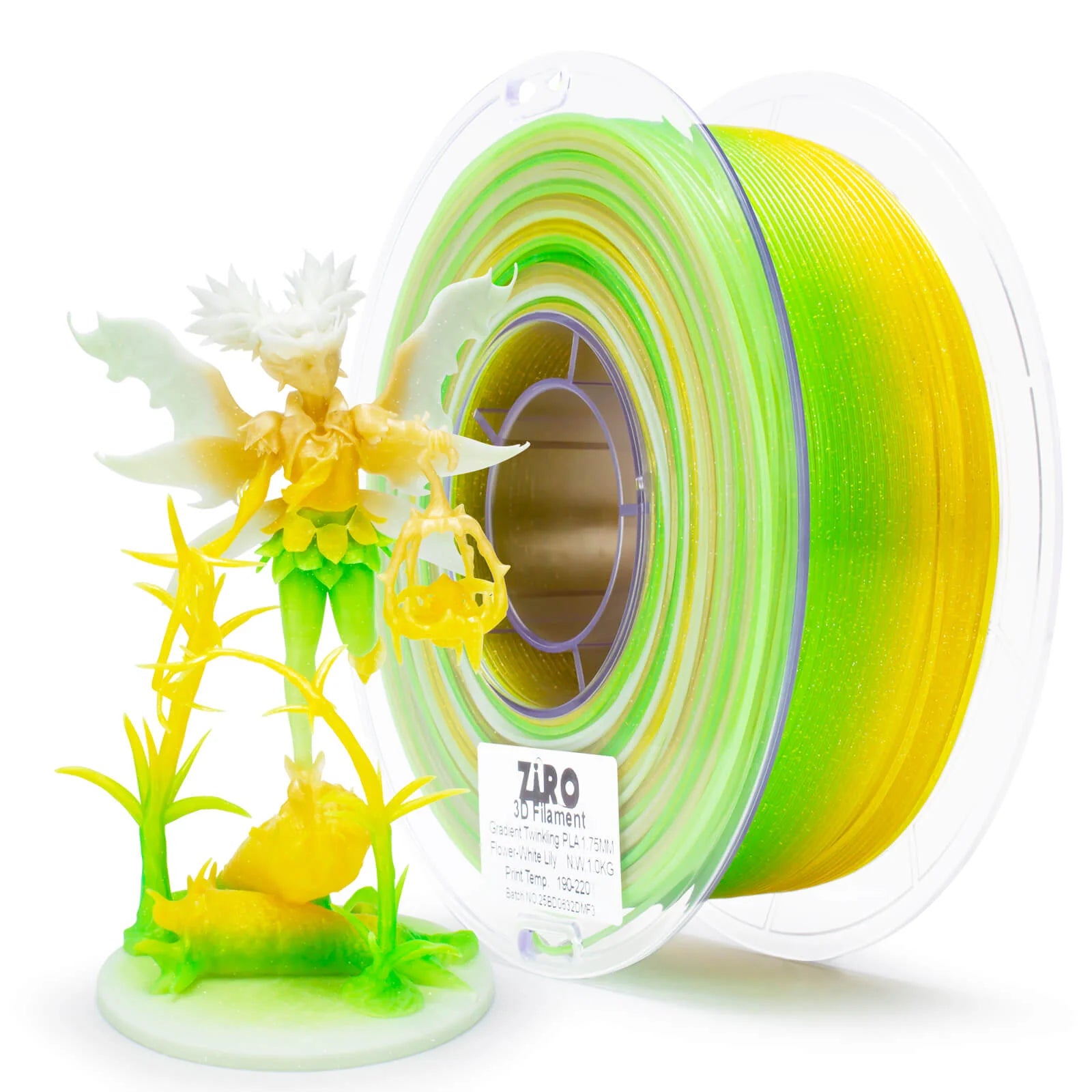 Ziro Filament - Gradient Twinkling PLA