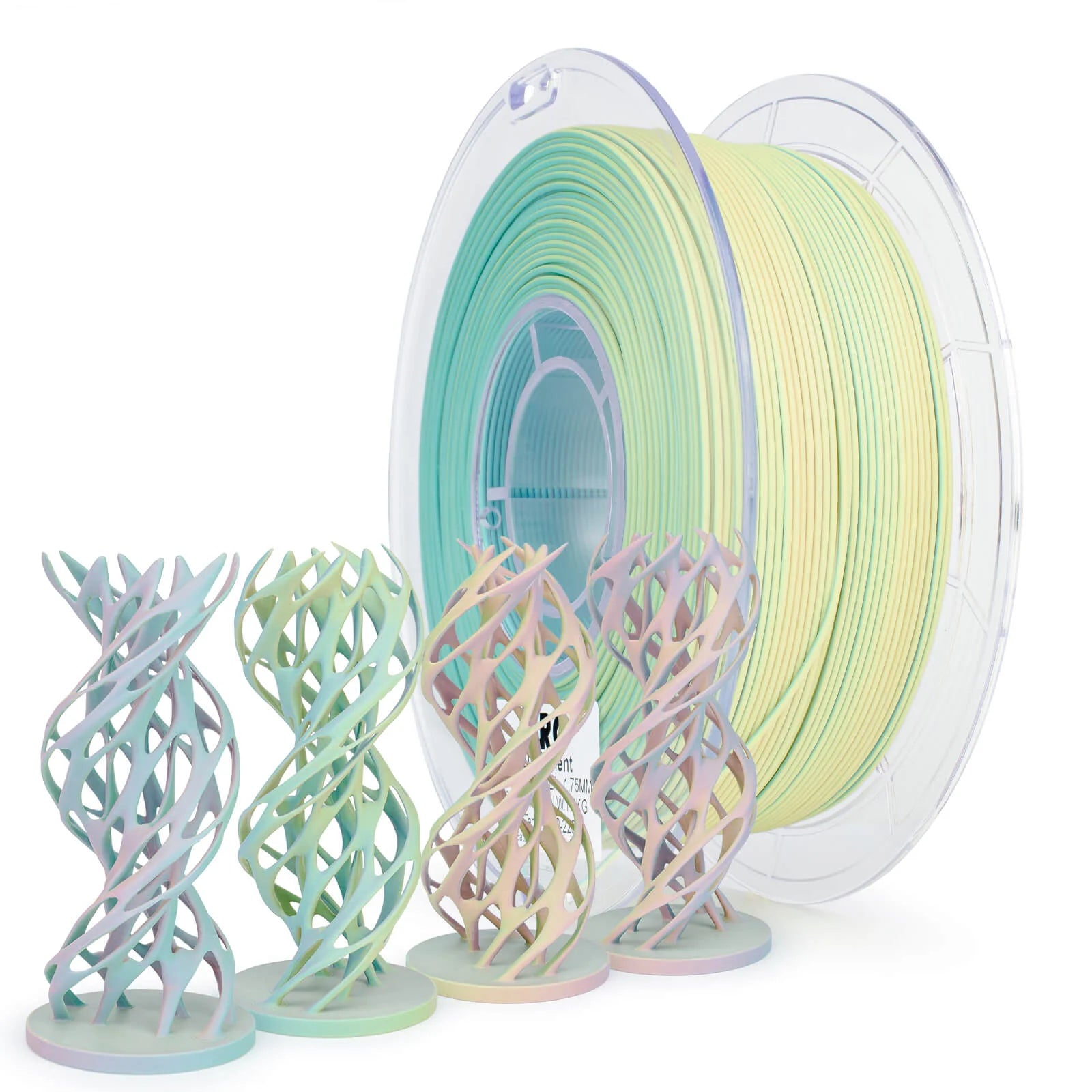Ziro Filament - Tri Color Matte PLA