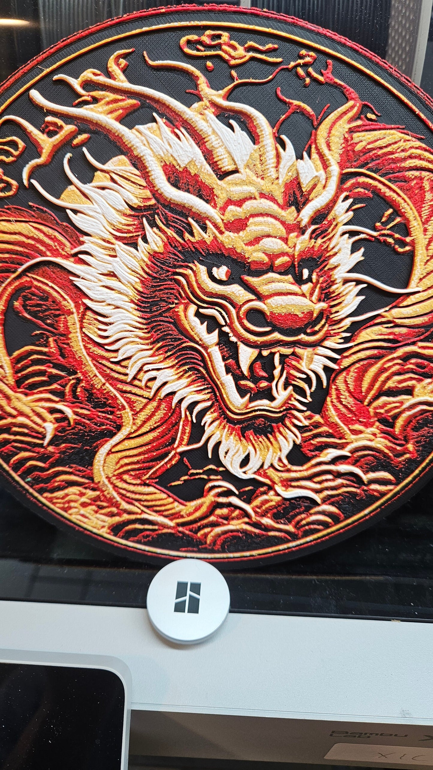 Year of the Dragon 3D Printed Wall and Home Décor