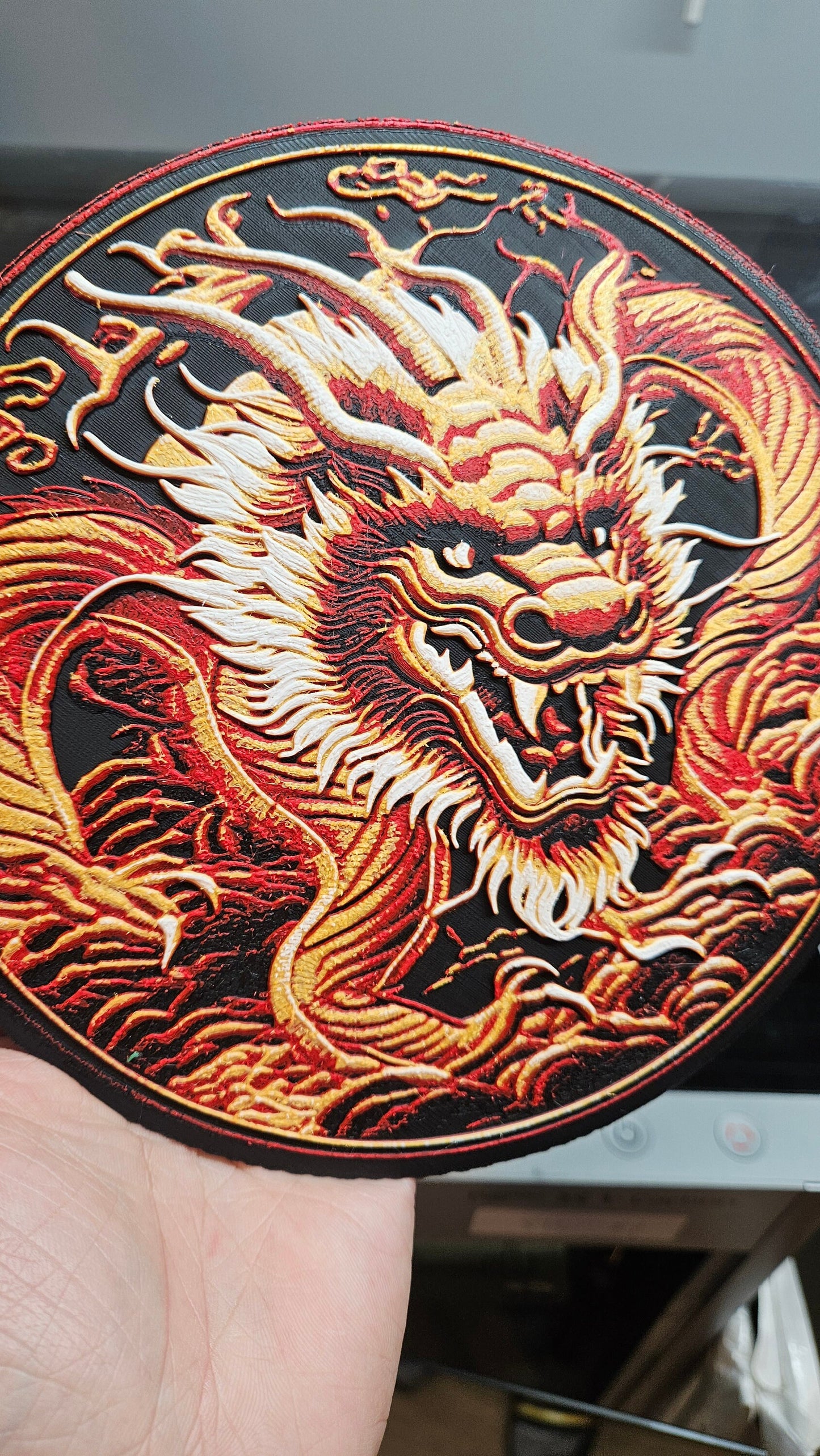 Year of the Dragon 3D Printed Wall and Home Décor