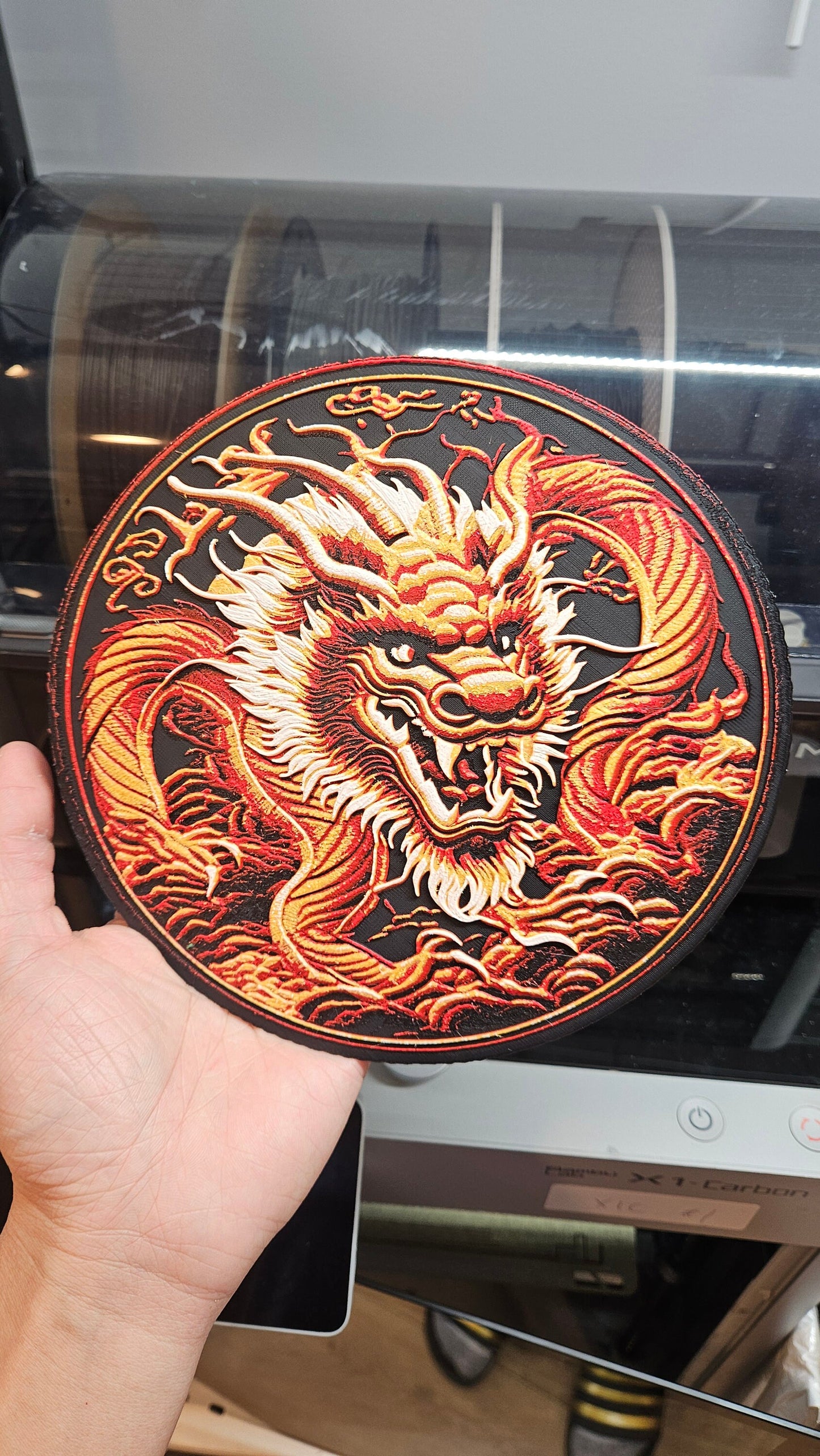 Year of the Dragon 3D Printed Wall and Home Décor